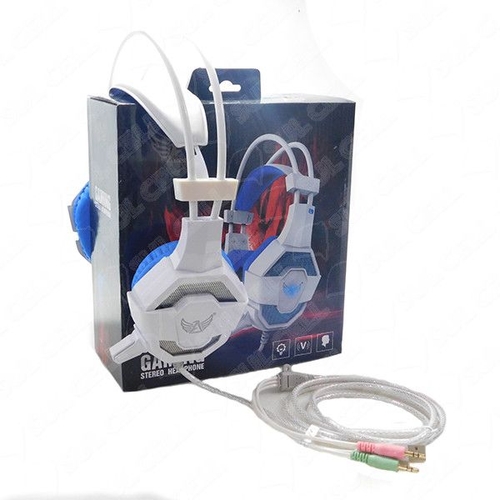  - Headset - branco - Central - unidade    Cod. HEADSET GAMER AL-H212