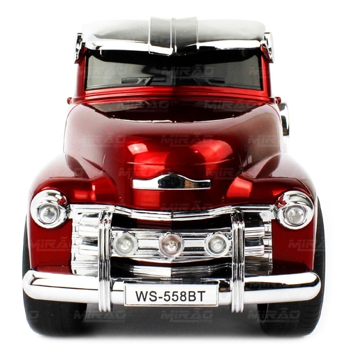  - Caixa de Som - vermelho - Central - unidade    Cod. MINI CAIXA DE SOM FORMATO CARRO WS-558T