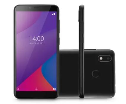  - Celulares - preta - Central - unidade    Cod. CELULAR MULTI G MAX 4RAM/ 32GB P9107