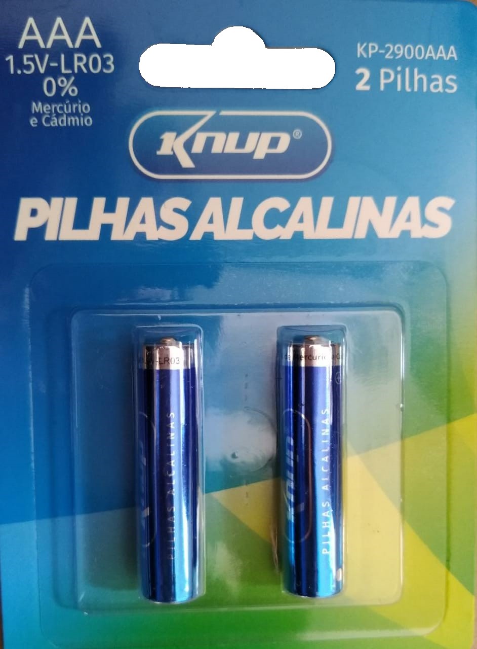  - Pilhas - Central - unidade    Cod. PILHA ALCALINA 1.5V KP-2900AAA