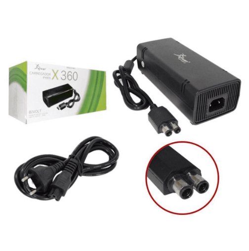  - Fonte universal - preta - Central - unidade    Cod. FONTE PARA XBOX 360 KP-W017