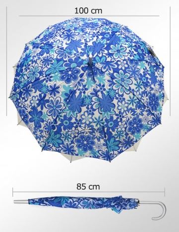 GUARDA CHUVA L&Q  - Guarda-Chuva - Estampas sortidas - Central - unidade    Cod. GC Mdio 508h