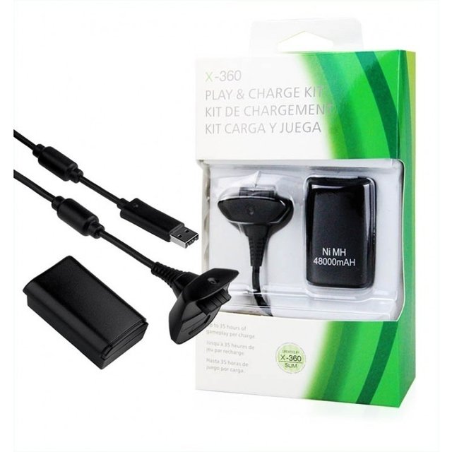  - Baterias - preta - Central - unidade    Cod. BATERIA XBOX ALTOMEX AL-360DC