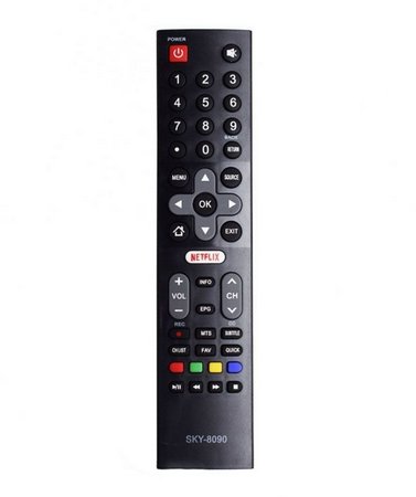  - Controle TV - preta - Central - unidade    Cod. CONTROLE REMOTO SKY 7974