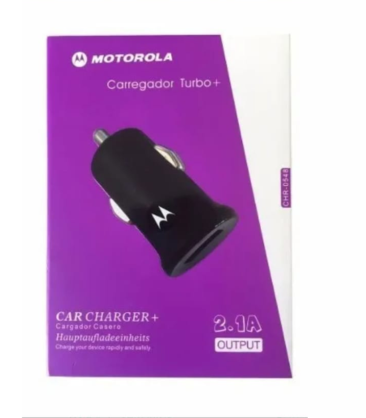  - Carregador de carro - preta - Central - unidade    Cod. CARREGADOR VEICULAR MOTOROLA CHR-0548