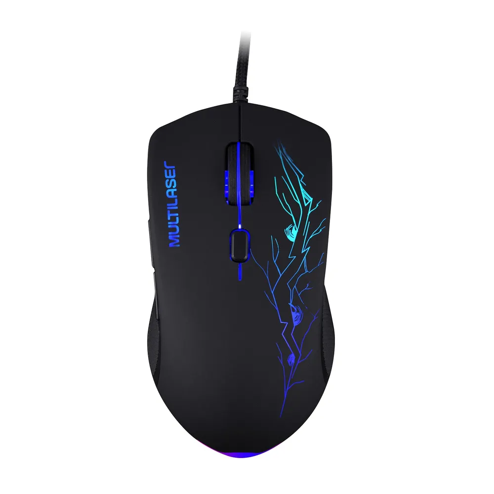  - Mouse - unidade    Cod. MO276 Mouse Gamer Com Fio 2400 DPI 7 Botes Multil
