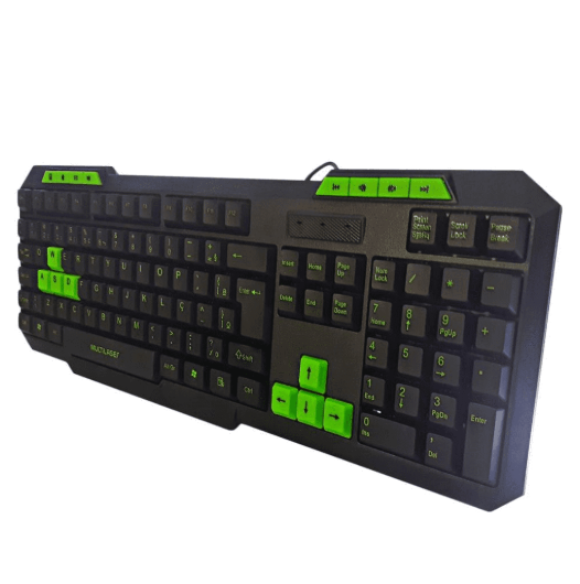  - Teclado - preta - Central - unidade    Cod. TECLADO GAMER SLIM TC243
