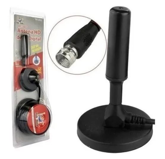  - Antenas - preta - Central - unidade    Cod. ANTENA DIGITAL HD ALTOMEX AL-3003