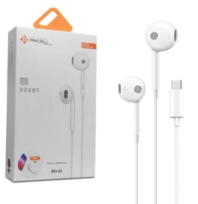  - Fones - branco - Central - unidade    Cod. FONE DE OUVIDO FO-41
