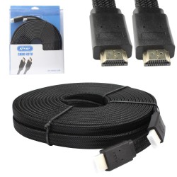  - Cabos e conectores - ULTRA HD 4K/ MACHO PARA MACHO - preta - Central - unidade    Cod. CABO HDMI 10M KNUP KP-H4K02