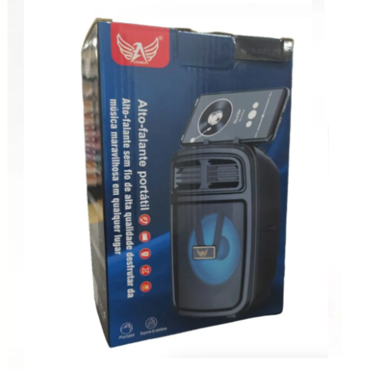  - Caixa de Som    Cod. Caixa de Som Sem Fio Bluetooth AL-7113