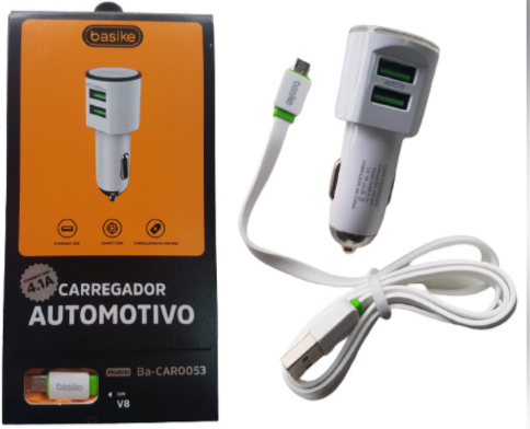  - Carregador de carro    Cod. CARREGADOR VEICULAR BA-CAR0053