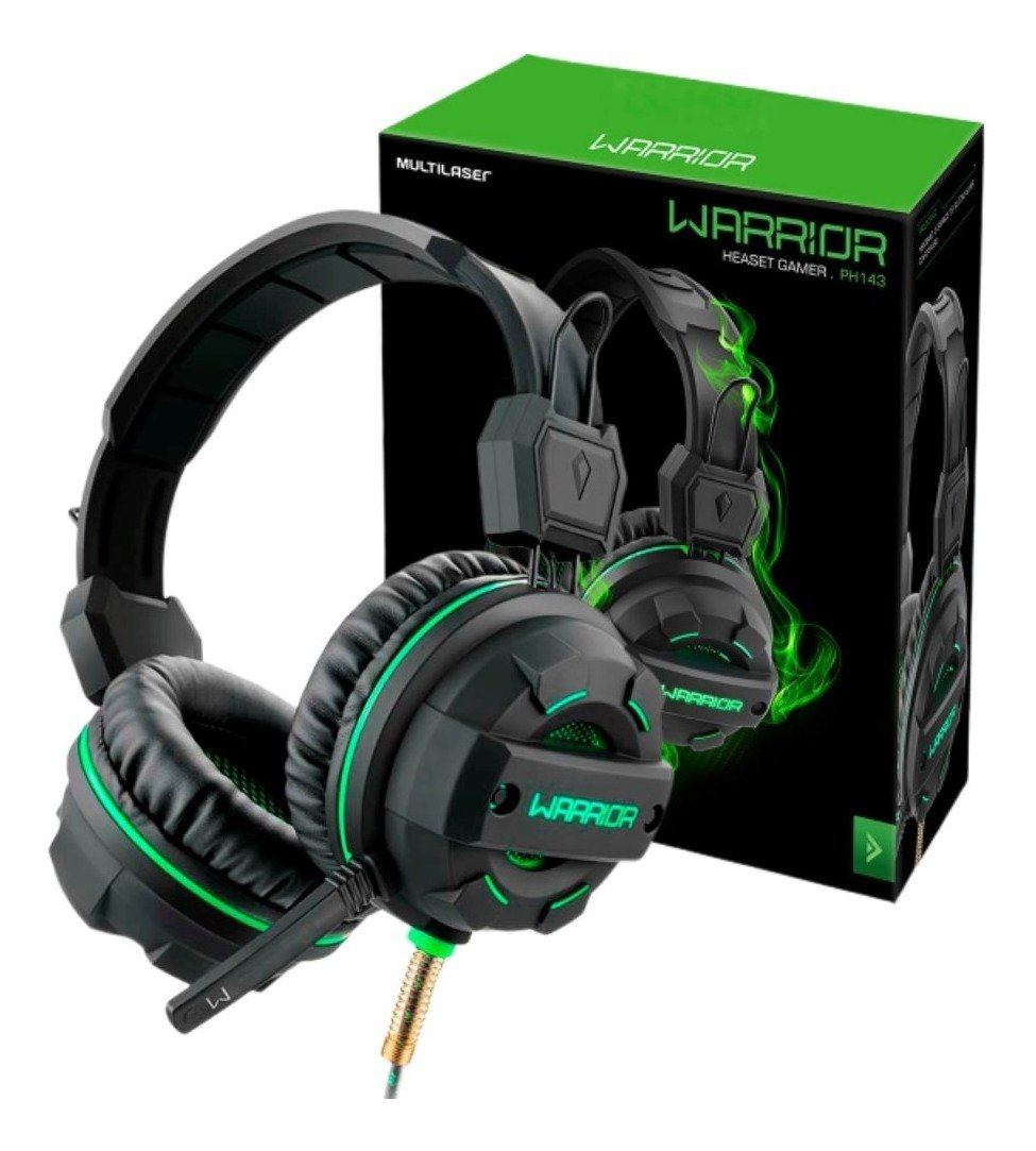 - Headset - Multilaser - unidade    Cod. PH143 HeadSet Gamer USB Auxiliar 
