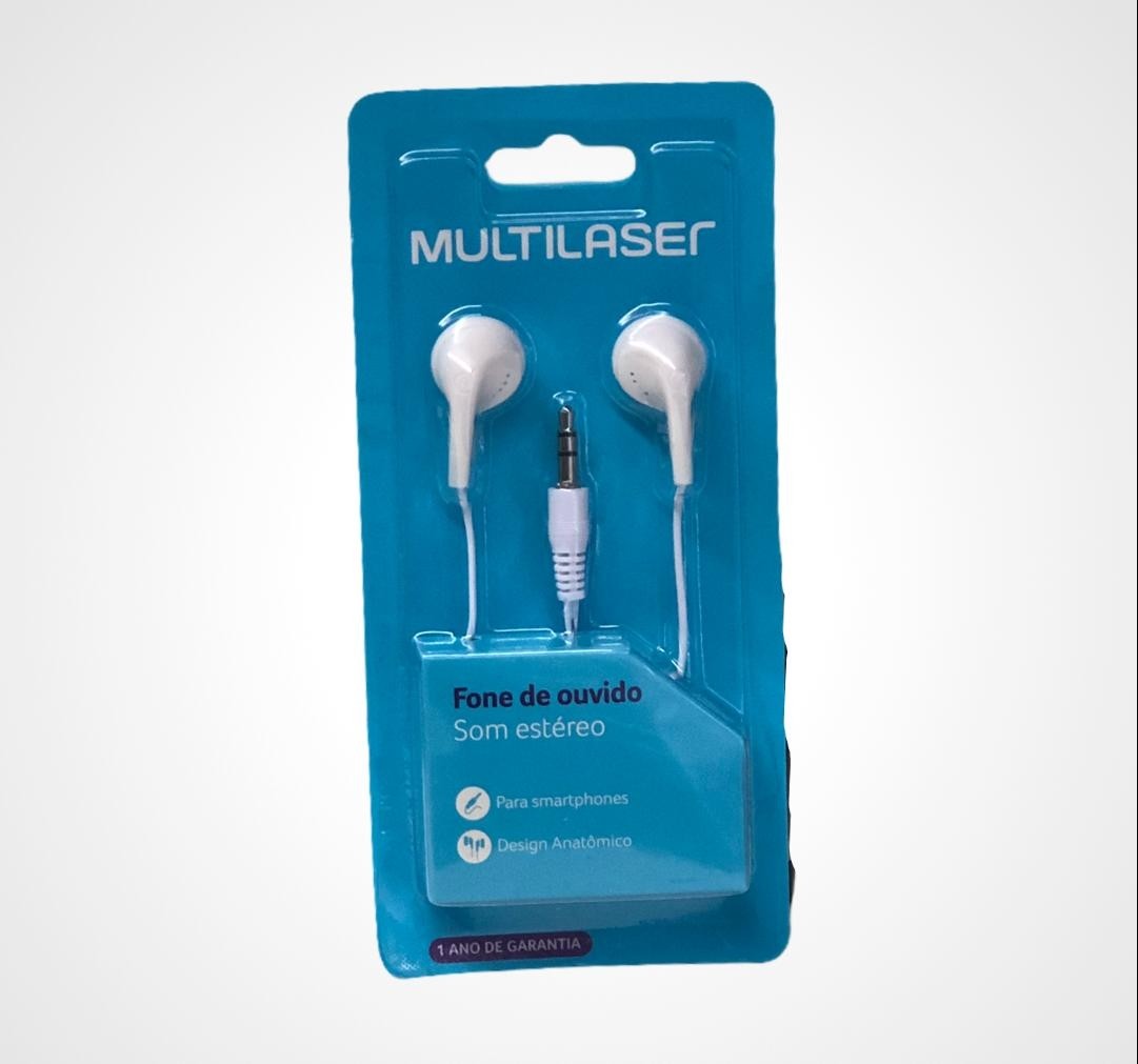  - Fones - Multilaser - unidade    Cod. Fone de ouvido Celular com fio Headphone PH313