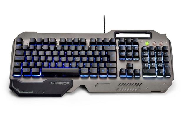  - Teclado - Central - unidade    Cod. TC222 Teclado gamer warrior ragnar superfcie meta