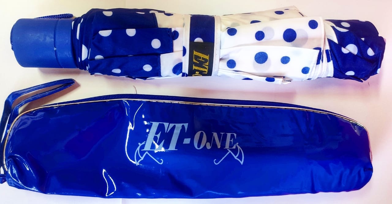 Guarda Chuva ET ONE BOLINHA 0033 - Guarda-Chuva - Central - unidade    Cod. GC-0033 Bolinha azul/branco