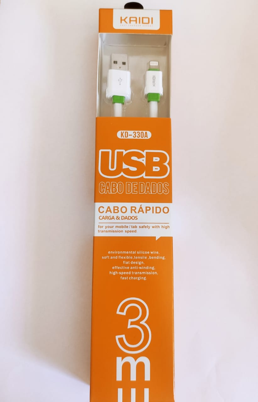  - Cabos  -  Kaidi    Cod. CABO V8 3M KD-330A
