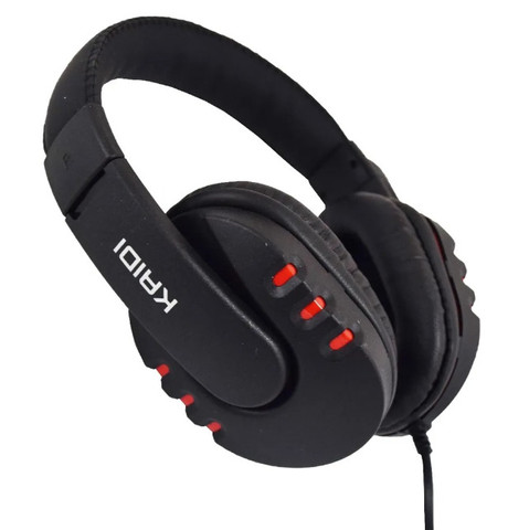  - Fone Gamer  - preto/vermelho - Central - unidade    Cod. HEADSET GAMER KD-762