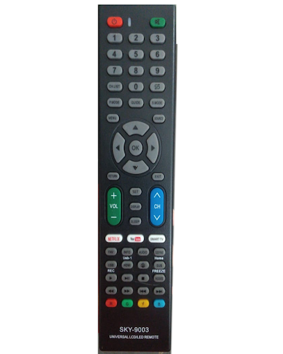  - Controle Remoto - preta - Central - unidade    Cod. CONTROLE REMOTO SKY 9003