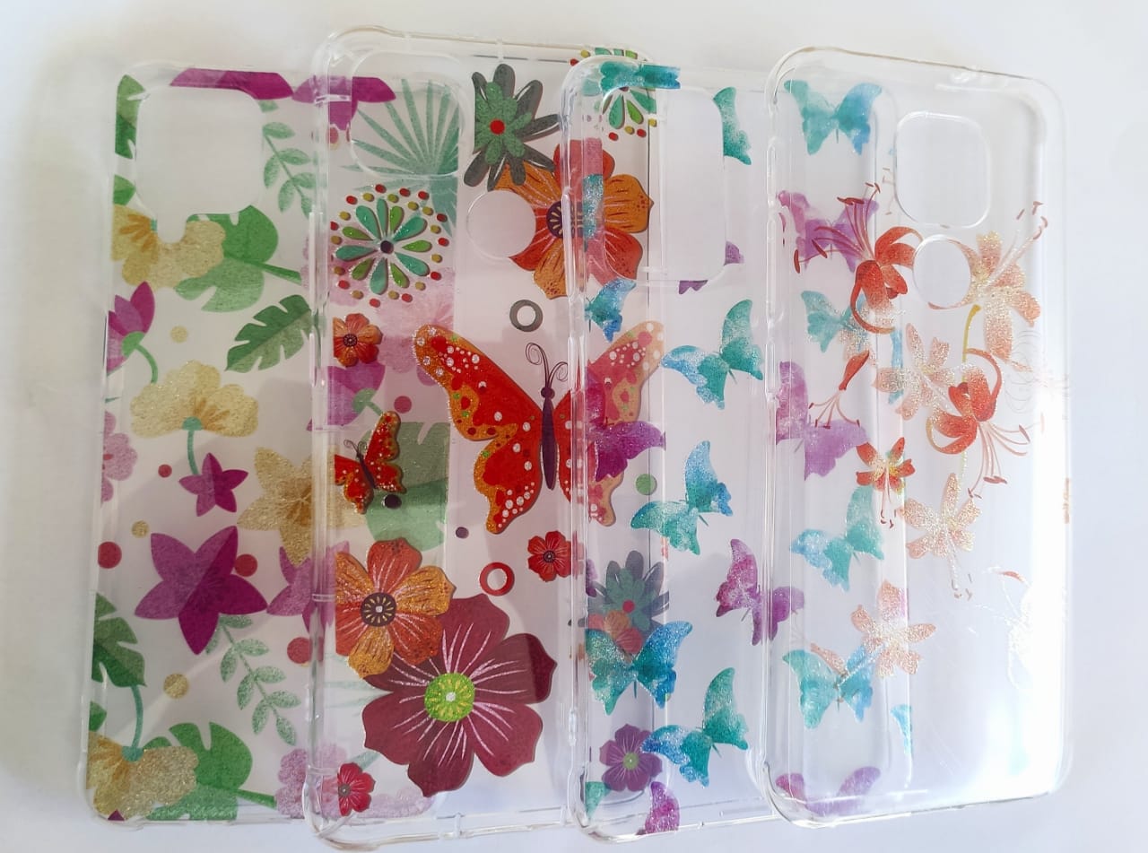 Capinha Motorola Edge 20 Lite G7 transparente desenhada. - Capinhas para Celular - bicolor - Central - unidade    Cod. CP MT EDGE 20 LITE TRANSP DESENHADA FEM.