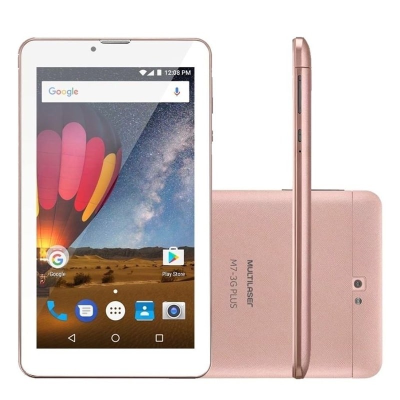  - Tablets - rosa - Central - unidade    Cod. TABLET MULT M7S PLUS 16GB NB275