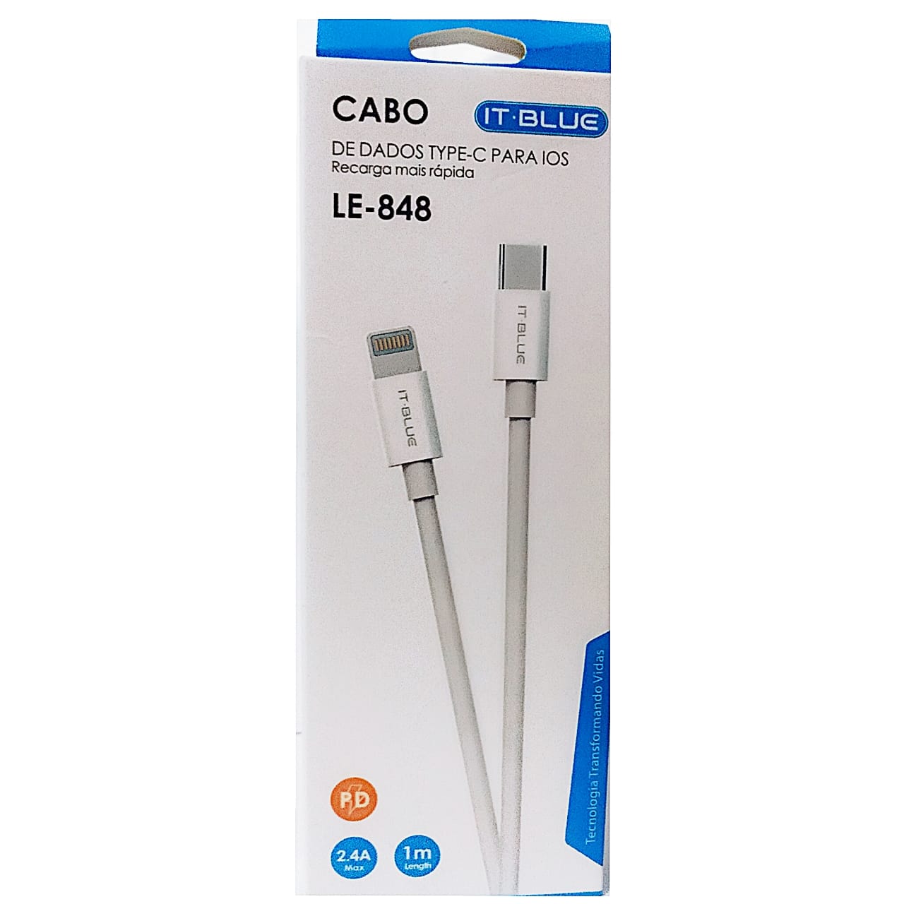  - Cabos  - preta - Central - unidade    Cod. CABO DE DADOS IT-BLUE LE-848