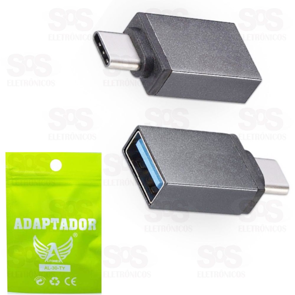  - Adaptadores  - Altomex    Cod. ADAPTADOR OTG FEMEA TIPO C AL-30-TY