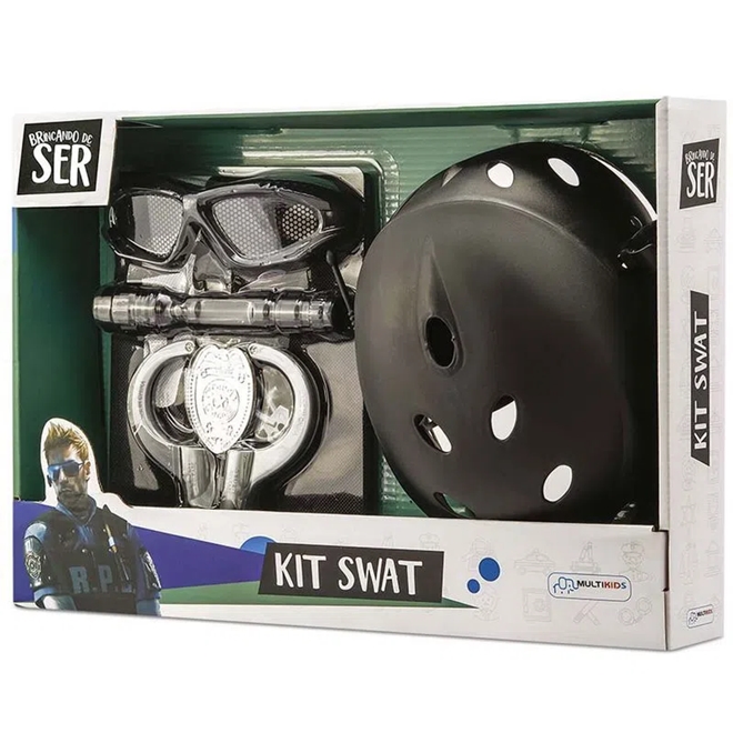 Brinquedo: Kit Swat BR966 Multilaser - Brinquedo Masculino - preta - Central - unidade    Cod. BRIN BR966