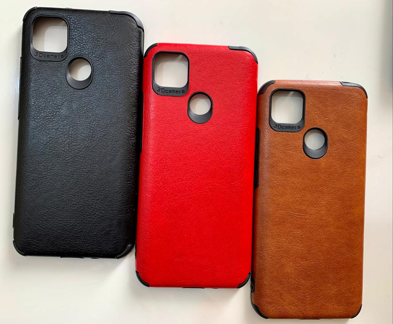 Capa Couro Redmi 9C - Capinhas para Celular - Central - unidade    Cod. CP Couro  Redmi 9C