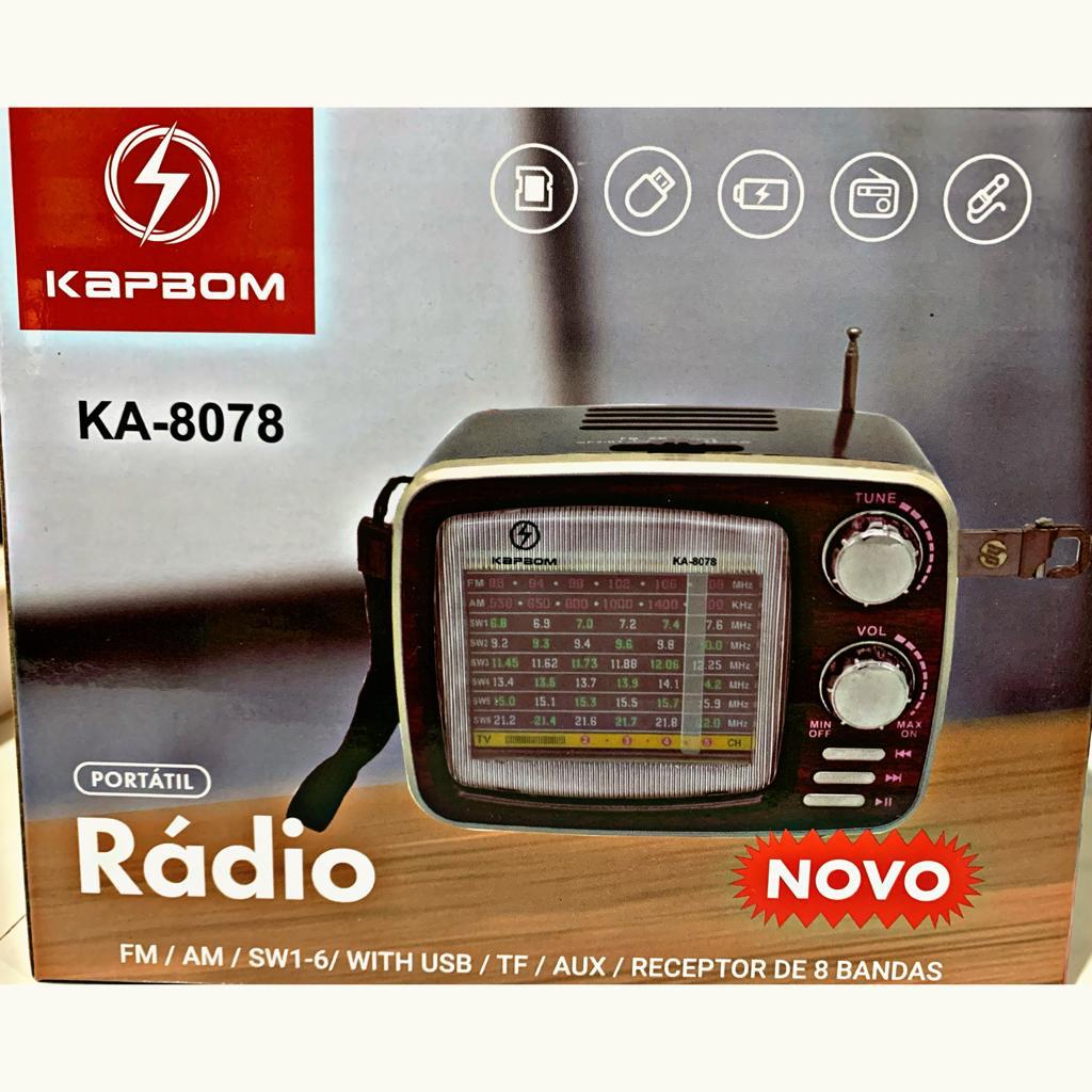  - Rdios - Central - unidade    Cod. RDIO PORTTIL KA-8078
