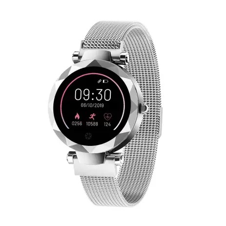  - Relgios - unidade    Cod. ES384 SmartWatch Relgio Prata Inteligente Paris 