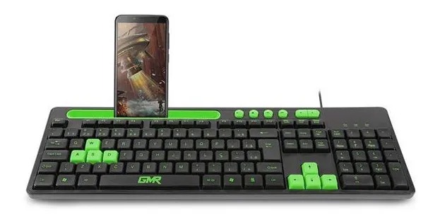  - Teclado - Central - unidade    Cod. TC265 Teclado Gamer Apoio Celular Compatvel Compu