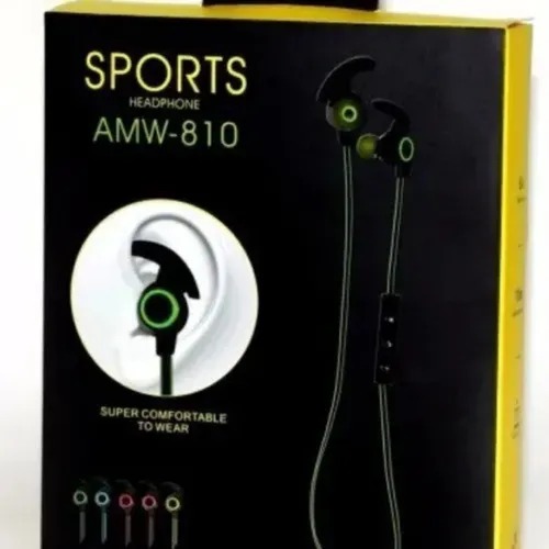  - Fones - preta - Central - unidade    Cod. FONE DE OUVIDO SPORT AMW-810