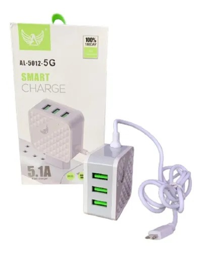  - Carregadores    Cod. CARREGADOR IPHONE 3 ENTRADAS USB AL-5012-5G 