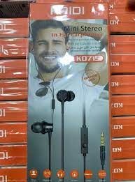 - Fones - Central - unidade    Cod. FONE DE OUVIDO KD-715
