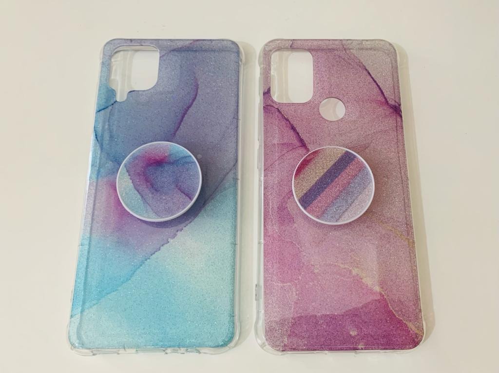 Capa De Glitter Com Pop Motorola G71 - Capinhas para Celular - Central - unidade    Cod. CP GLITTER MT G71 