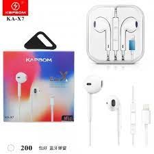  - Fones - Central - unidade    Cod. FONE DE OUVIDO PARA IPHONE KA-X7
