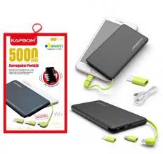  - Carregadores    Cod. KA-952 Carregador Porttil Premium 5000mAh 