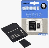  - Micro SD e Pendrive - Central - unidade    Cod. CARTO DE MEMRIA 16GB LB-M02