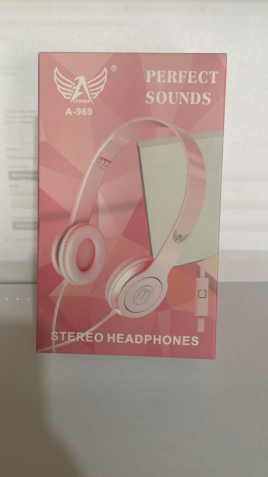 Headphone Com Fio Auxiliar Estreo Fone Colorido - Headphone - Altomex - unidade    Cod. A-969