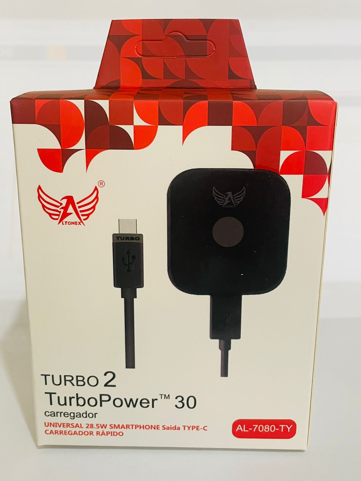  - Carregadores    Cod. CARREGADOR TIPO C  AL-7080-TY 