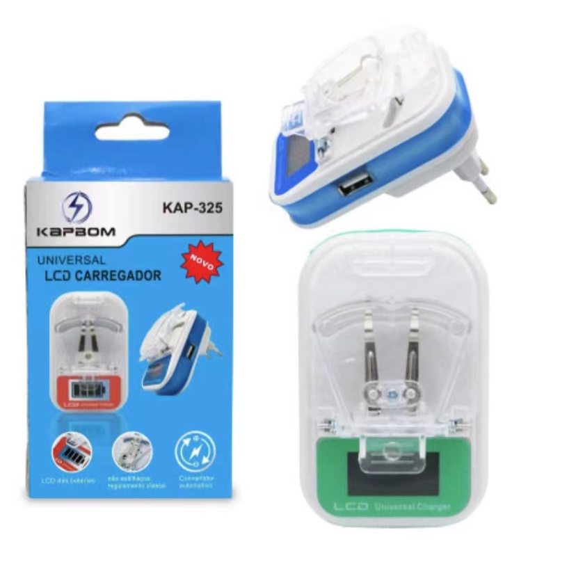  - Carregadores - Kapbom    Cod. BATERIA UNIVERSAL KAP-325