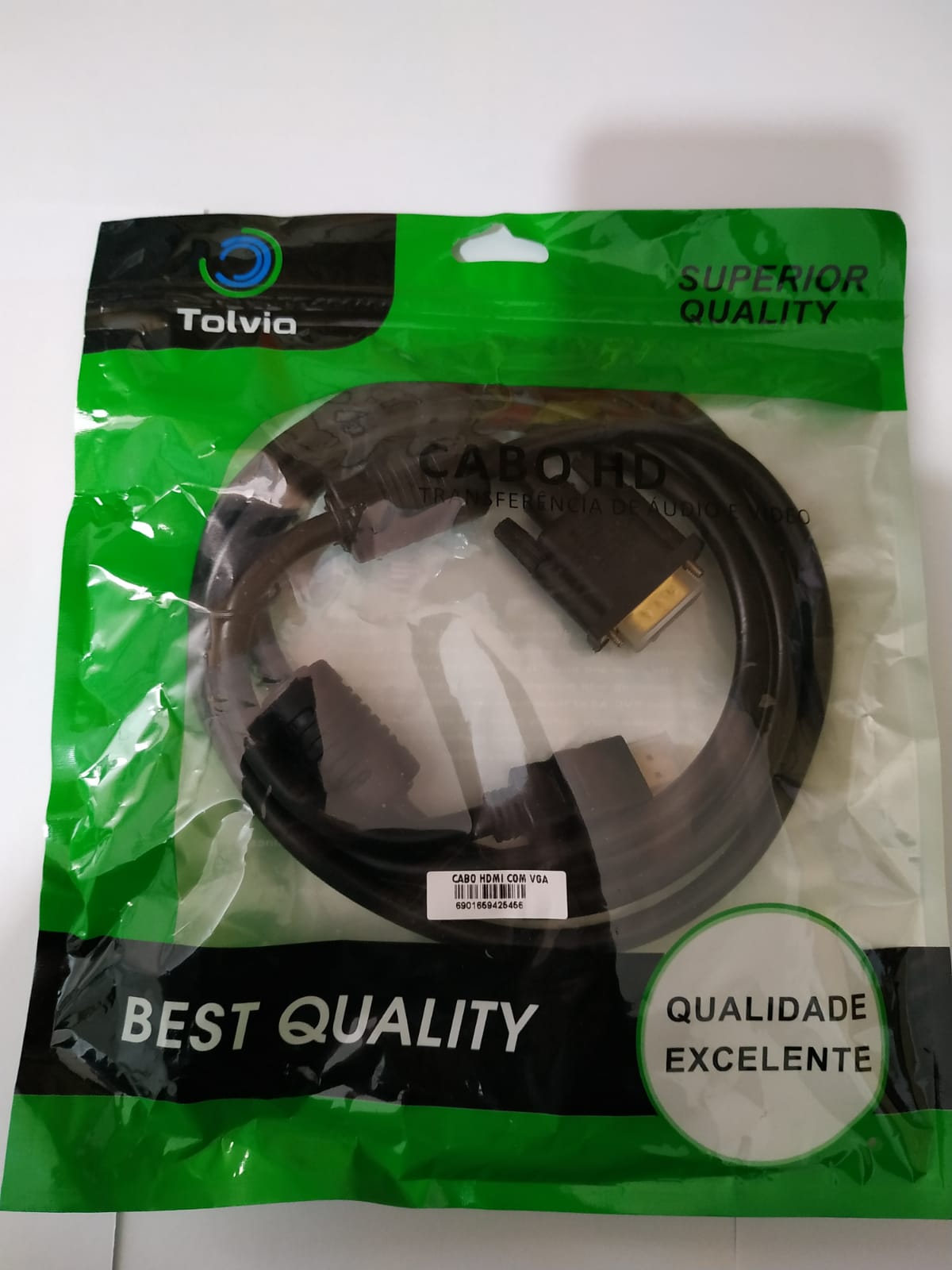  - Cabos  - Central - unidade    Cod. CABO TOLVIA HDMI COM VGA