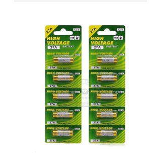  - Pilhas - amarelo - KIT    Cod. PILHA 27A 12V