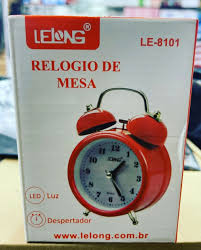  - Relgios - unidade    Cod. RELGIO DE MESA LE-8101