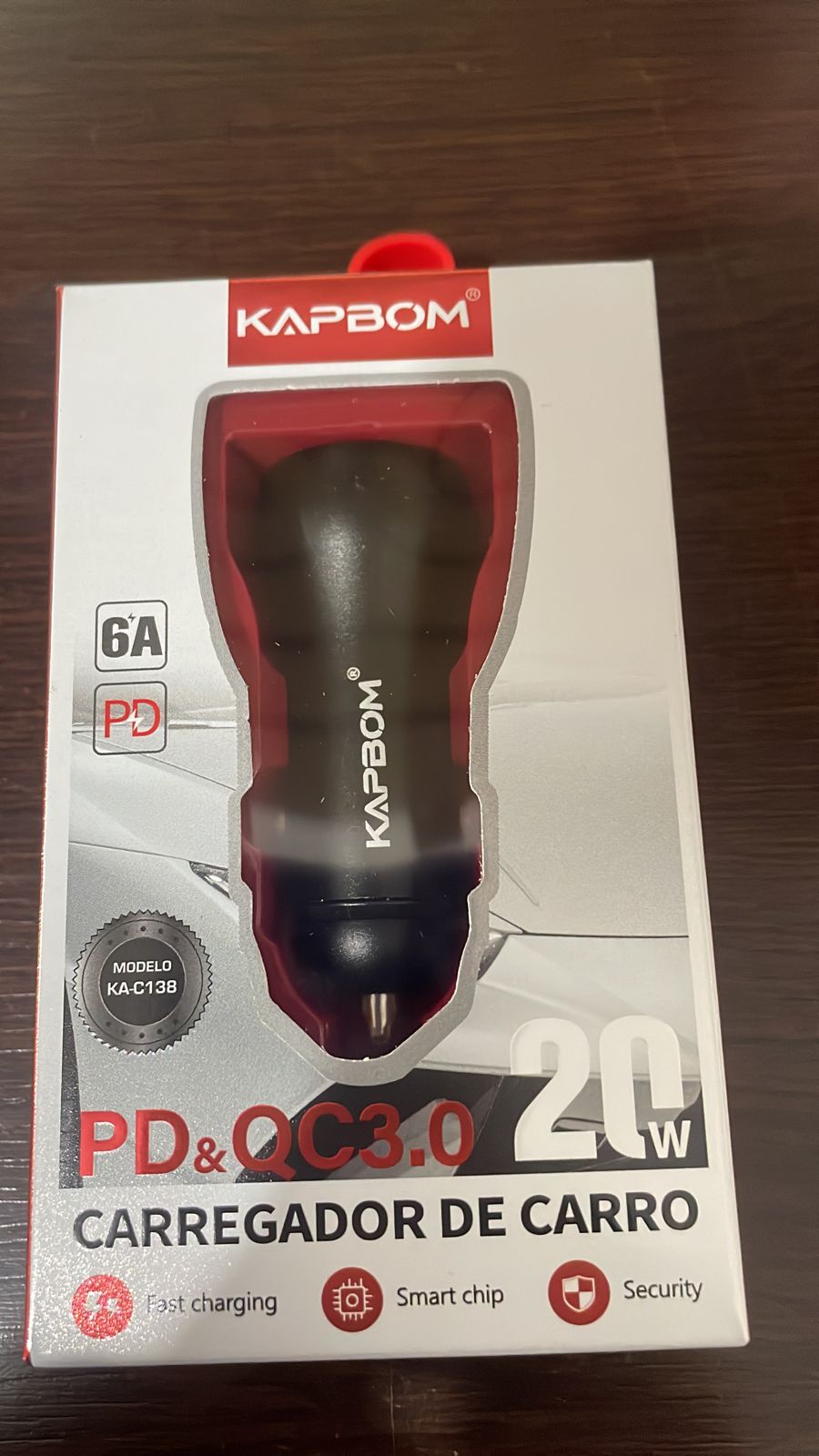  - Carregador de carro    Cod. CARREGADOR CARRO FONTE 2 USB KA-C138 