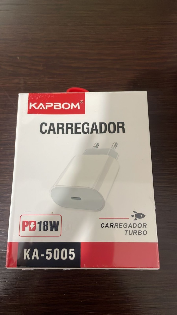  - Carregadores Tipo C    Cod. FONTE CARREGADOR ENTRADA TIPO C KA-5005