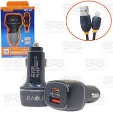  - Carregador de carro - unidade    Cod. CARREGADOR CARRO IPHONE CAR-3202A
