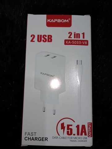  - Carregadores    Cod. CARREGADOR TIPO C 2 ENTRADAS USB KA-5033-TY
