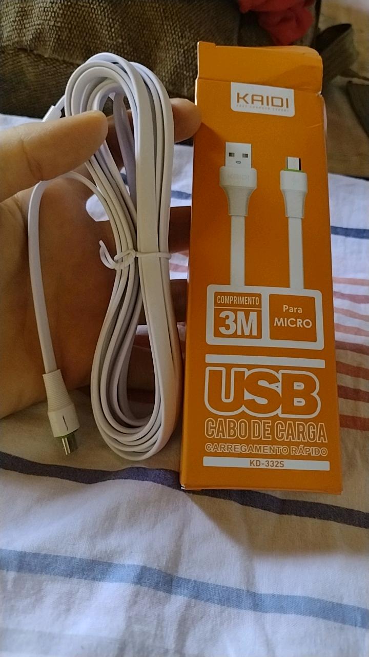  - Cabos     Cod. CABO USB 3M KD-332A